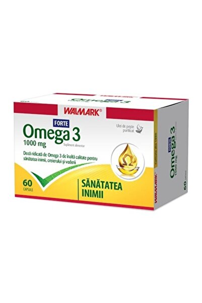 walmark Omega 3 Forte Supliment alimentar, 60 capsule