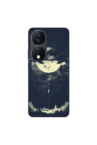 OEM Husa compatibila cu Honor X7b Silicon Gel Tpu Model Moon Climbing