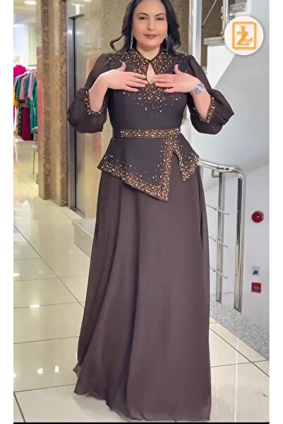 MODA فستان رائع بتصميم خاص للموسم الجديد، مزين بحزام من الأحجار الكريمة، فائق...