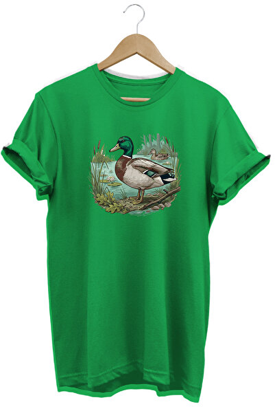 remonz Tricou cu imprimeu Greenhead Duck și Nişangah pentru teren accidentat,...