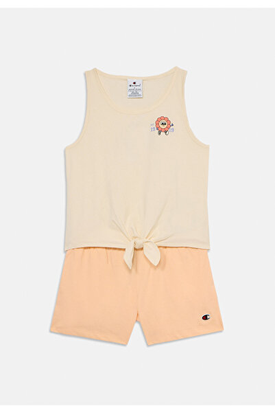 Champion SET TRICOU ȘI PANTALONI SCURȚI PENTRU FETE 405097-YS141