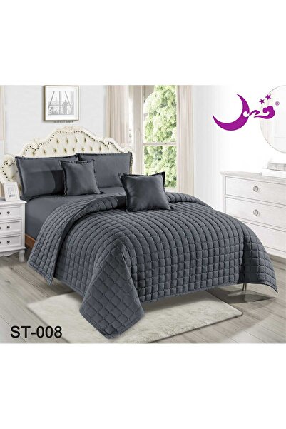 Moon Nefirin Compressed Bedspread Plain Summer 6 Piece Set-230*250 Plain Summ...
