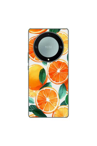 OEM Husa compatibila cu Honor Magic 5 Lite Silicon Gel Tpu Model Oranges