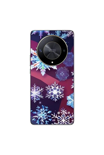 OEM Θήκη συμβατή με Honor Magic6 Lite από σιλικόνη gel TPU με σχέδιο νιφάδας ...
