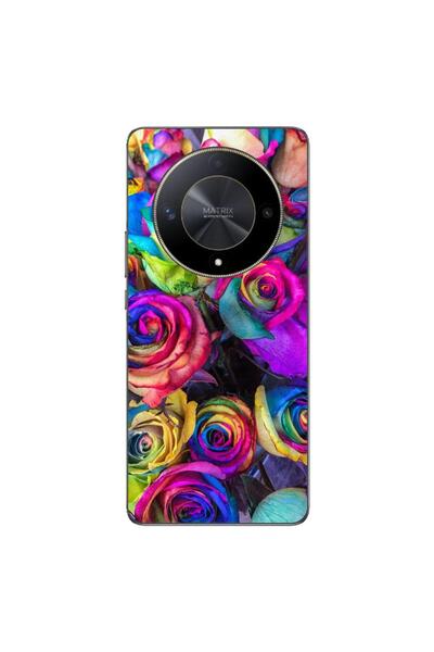 OEM Husa compatibila cu Honor Magic6 Lite Silicon Gel Tpu Model Trandafiri Co...