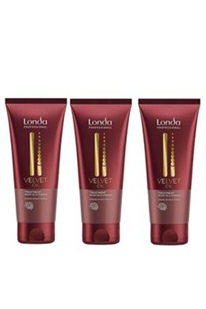Londa Professional Pack of 3 x Argan Oil Treatment Mask - Velvet Oil Treatmen...