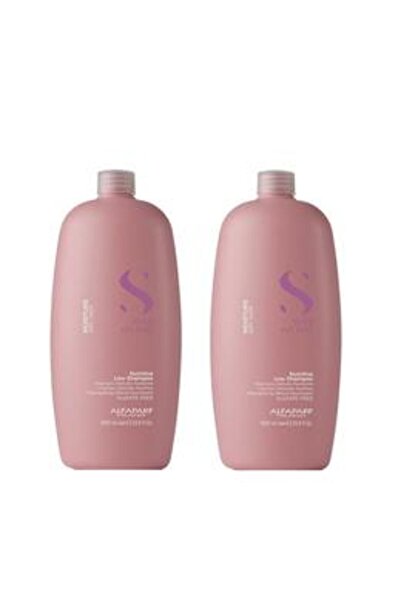 Alfaparf Milano Pachet 2 x Sampon Hidratant pentru Par Uscat - Semi Di Lino M...