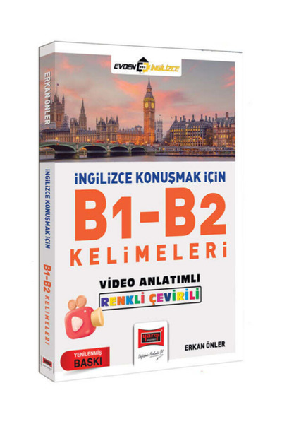 Yargı Yayınları B1-B2 Words with Erkan Önler: B1-B2 Words for Speaking Englis...