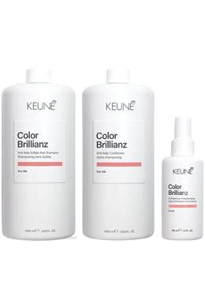 Keune Pachet pentru Par Vopsit - Color Brillianz: Sampon Fara Sulfati 1000 ml...