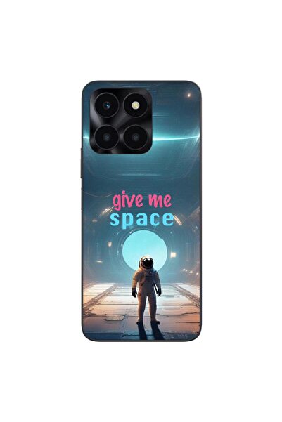 OEM Case compatible with Honor X6a Silicon Gel Tpu Model Give Me Space