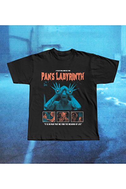 Grafftee Clothing Pans Labyrinth Printed Unisex Oversize T-Shirt