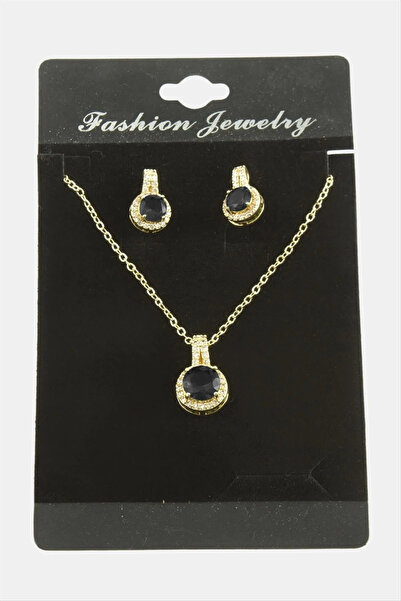 Marsilyan Nvdn- Round Zircon Stone Set Necklace Iegrs-Nvdn1