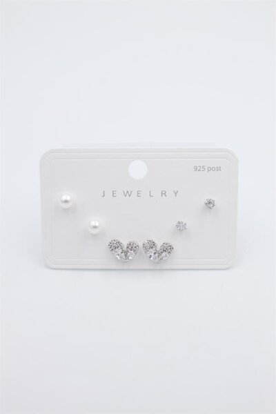 atastore2017 Multiple Set Earrings - Silver