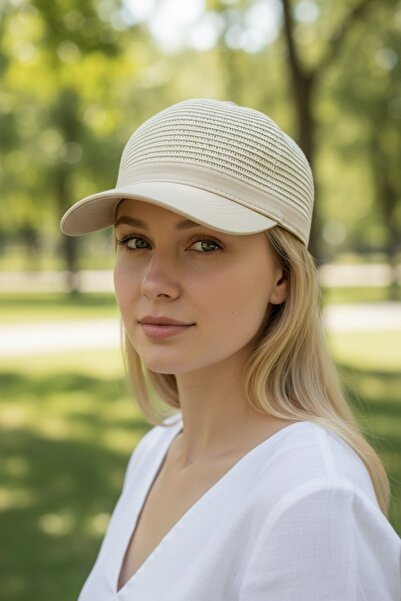 Aware Time Women's Straw Cap Hat