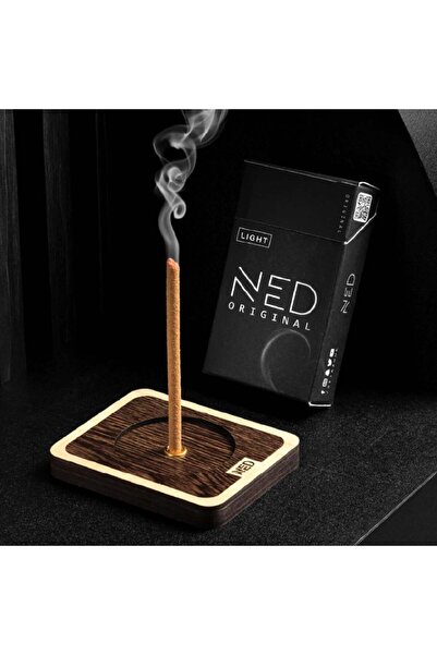 NED بكت العود لايت مع القاعدة – أعواد بخور فيتنامية طبيعية – رائحة هادئة وناعمة – 25 عود طويل الاحتراق | أكثر من 35 دقيقة