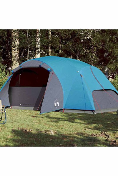 vidaxl Cort de familie Crossvent 8 persoane, albastru, impermeabil
