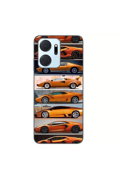 OEM Husa compatibila cu Honor X7a Silicon Gel Tpu Model Masini Lamborghini