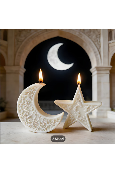 Invitatii Originale Set Lumanari LUNA & STEA