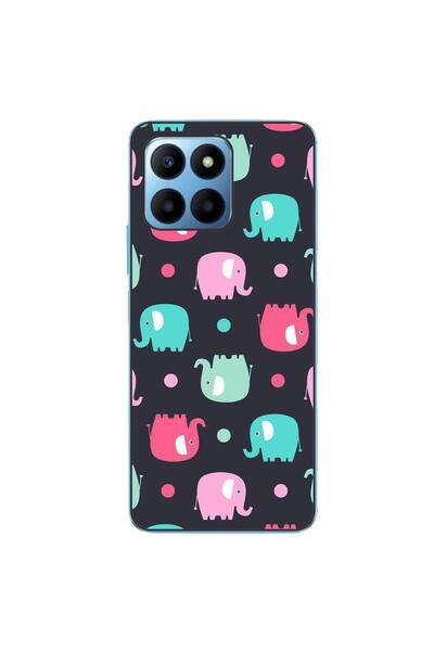 OEM Husa compatibila cu Honor X8 5G Silicon Gel Tpu Model Pattern Elefant