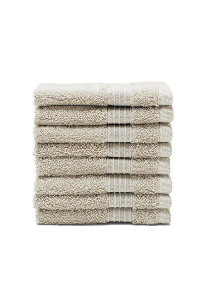 Fieldcrest 8-Piece Plain Towel Pack Of Wash Cloth 33X33Cm 500 Gsm Canvas