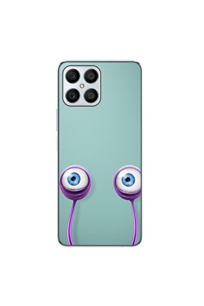 OEM Калъф, съвместим с Honor X8, силиконов гел TPU, модел  "Очи на охлюв "