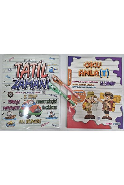 Mavi Deniz Yayınları 3.SINIF TATİL ZAMANI (2026) + (3.SINIF OKU ANLAT+ 2 AD I...