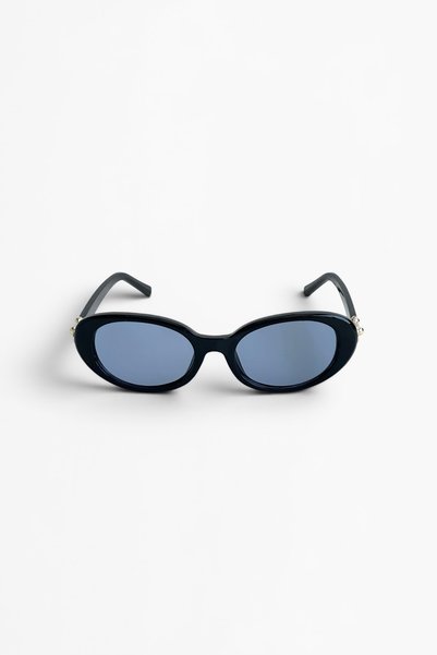 REN EYEWEAR Livya Women's Sunglasses Uv400 Protection Navy Blue Glass Black Extra Light Frame