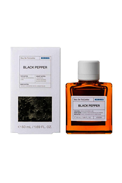 korres Ανδρικό Μπλακ Πέπερ Ω ντε Τουαλέτα της Korres, 50ml