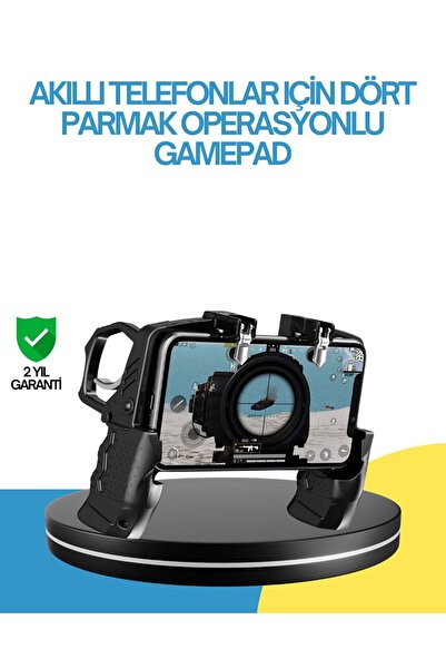 Genel Markalar Dört Parmak Destekli Mobil Gamepad li Oyun Kontrolcüsü - SMSHOP1331-8224