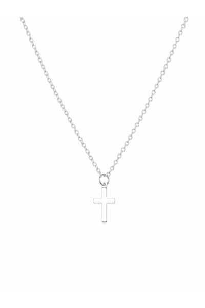 Magic Charms 925 Silver Necklace with Cross for Women 40 cm