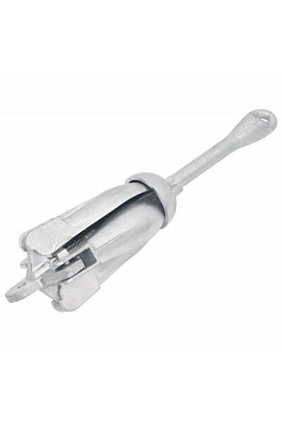 vidaxl Ancoră pliabilă, argintiu, 1,5 kg, fier maleabil