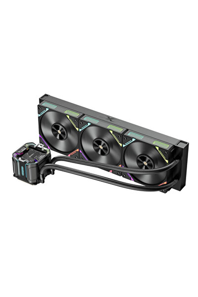 1stPlayer Cooler Procesor 1stPlayer® X-Starship 360-bk, display IPS personali...