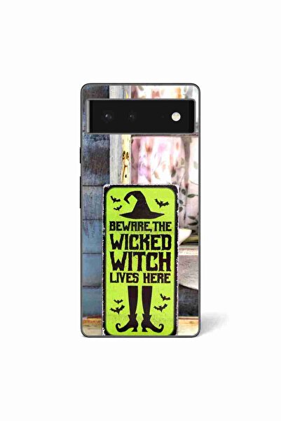 OEM Husa compatibila cu Google Pixel 6 Silicon Gel Tpu Model Halloween Wicked...