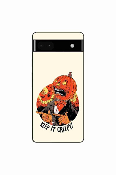 OEM Husa compatibila cu Google Pixel 6A Silicon Gel Tpu Model Halloween Keep ...