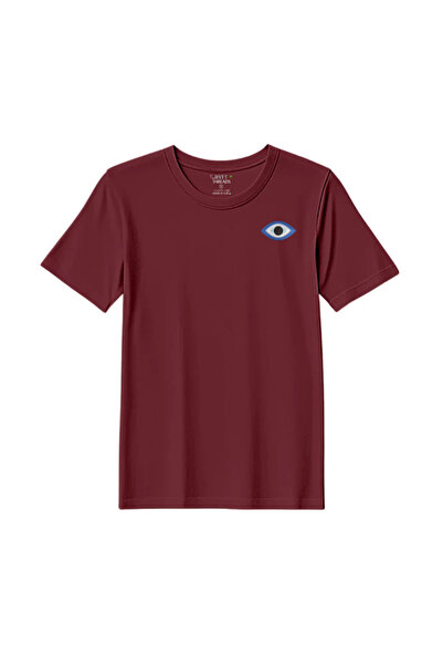 BYFT Threads T-Shirt - Evil Eye Embroidered Design, Premium Polycotton, Breat...