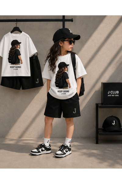 JAWÜ STYLE Set pentru copii cu imprimeu Cool Girl