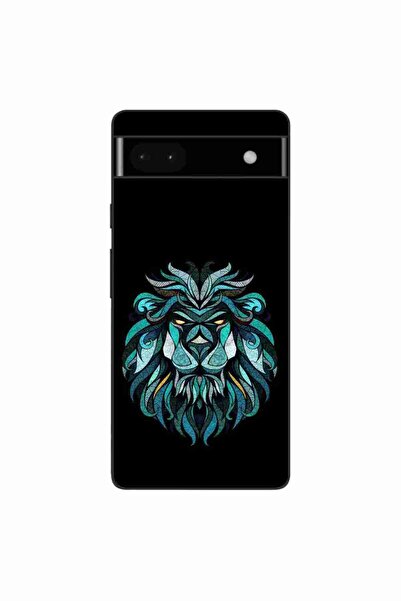 OEM Husa compatibila cu Google Pixel 6A Silicon Gel Tpu Model Abstract Lion