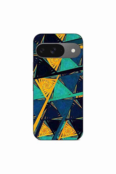 OEM Husa compatibila cu Google Pixel 9 Pro Silicon Gel Tpu Model Abstract Prism