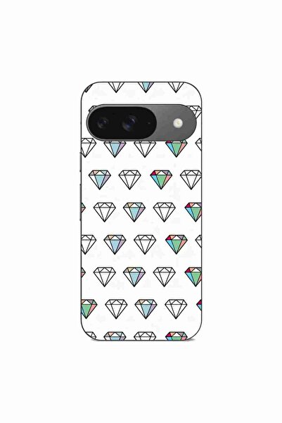 OEM Калъф за Google Pixel 9 Pro, силиконов гел TPU, с диамантен десен, прозрачен