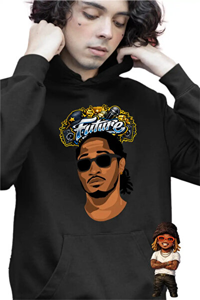 OEM Παιδικό Αγορίστικο Φούτερ με Κουκούλα  "Future Hendrix Rapper "