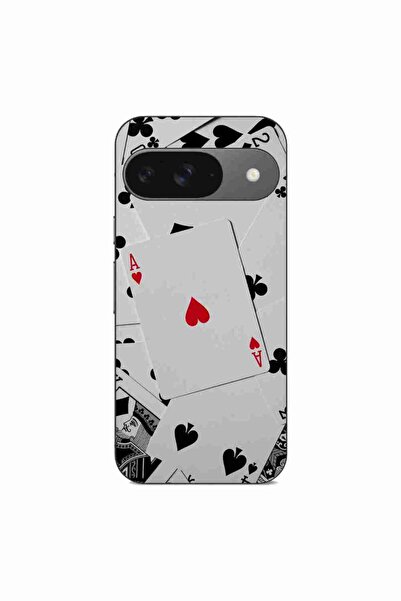 OEM Husa compatibila cu Google Pixel 9 Silicon Gel Tpu Model Carti Poker