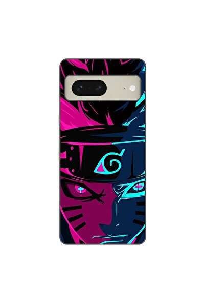 OEM Husa compatibila cu Google Pixel 8 Silicon Gel Tpu Model Naruto Purple Sa...