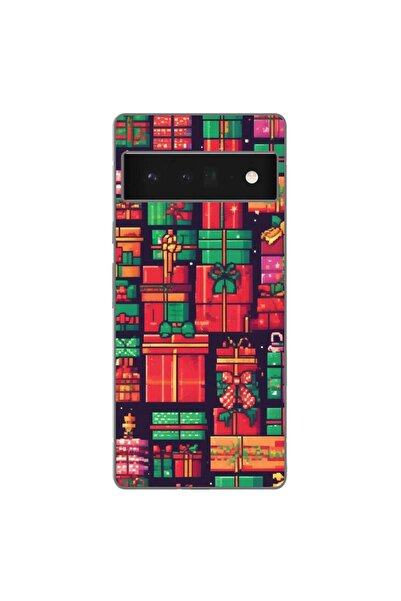 OEM Husa compatibila cu Google Pixel 6 Pro Silicon Gel Tpu Model Pixel Art Gifts