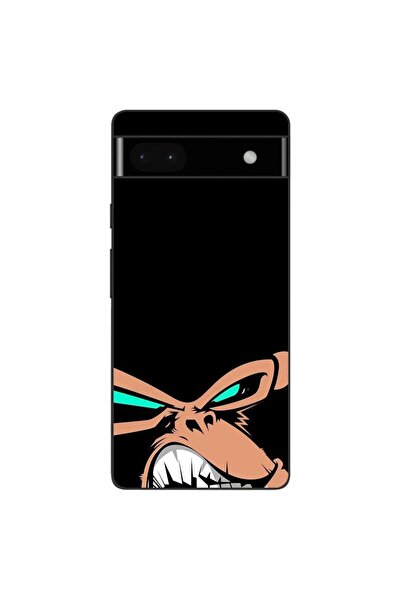 OEM Калъф, съвместим с Google Pixel 6A, силиконов гел TPU, с десен на ядосана...