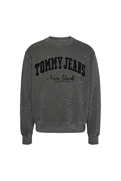 Tommy Hilfiger Hanorac bărbătesc tip Varsity, spălat, croială lejeră, M