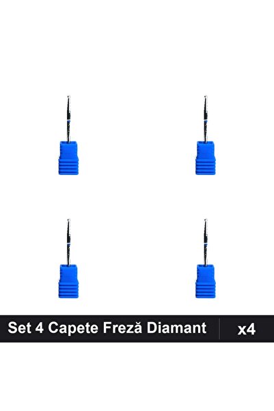 NAİLS Set 4 Capete Freză Diamant Unghii, Manichiura Profesională, Accesorii F...
