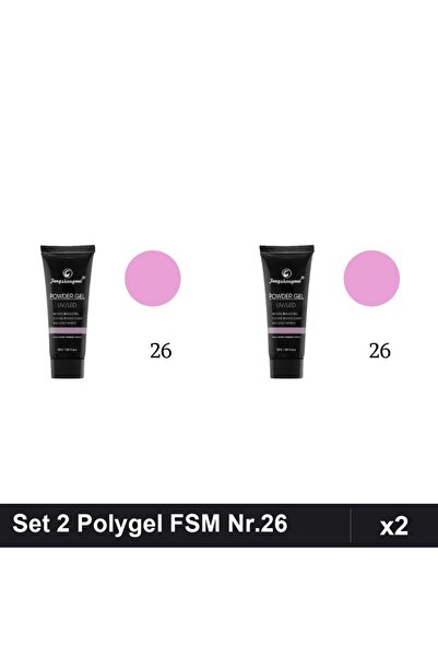 FSM Set 2 Polygel 30ml Nr.26, Constructie Unghii, Manichiura Gel UV/LED