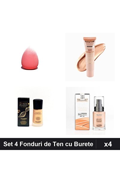TLM Set of 4 Skin Perfector Foundations + Serum SPF15 + Velvet Touch SPF10, S...