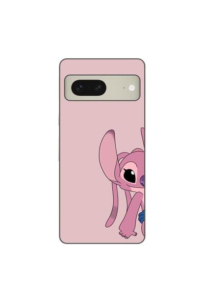 OEM Husa compatibila cu Google Pixel 7 Silicon Gel Tpu Model Stitch Her