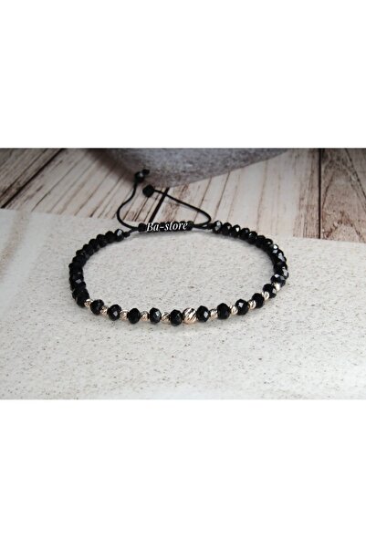 BASTORE Bracelet with 14k gold balls and crystals